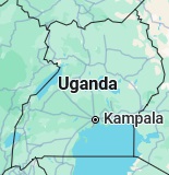 Arua, position on the map