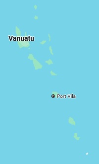 Aneityum, location on the map
