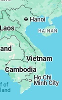 Cao Bang, location on the map