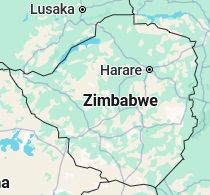 Kariba, position on the map