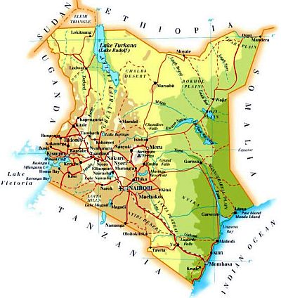 Map - Kenya