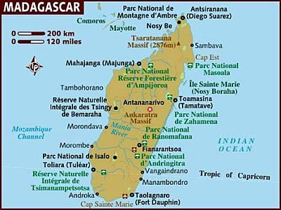 Map - Madagascar