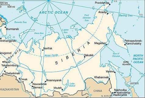 Map - Siberia