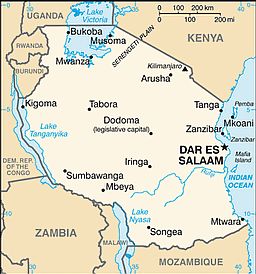 Map - Tanzania