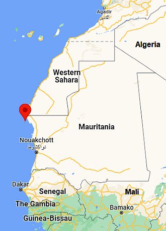 Nouadhibou, where it is located