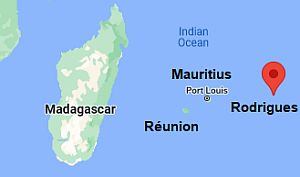Rodrigues, where is located