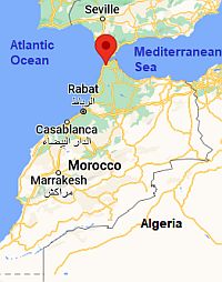 Tangier, where is located