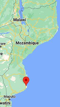 Inhambane, where is located