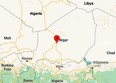 Agadez, where it is located
