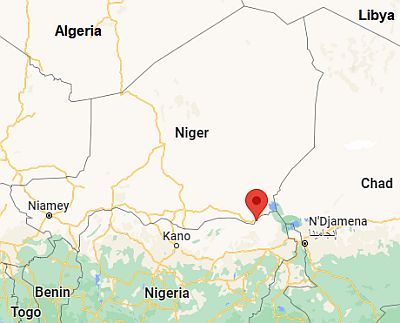 Diffa, where it is located