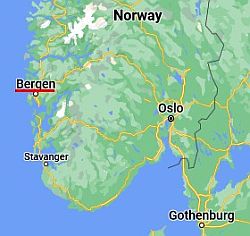 Bergen, where is located