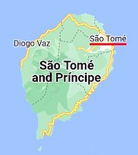 Sao Tomé, where is located