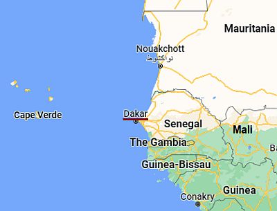 Dakar, where it is located