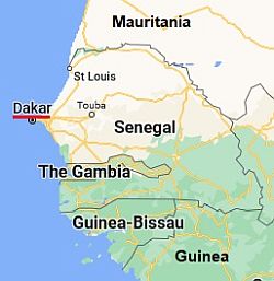Dakar, where is located