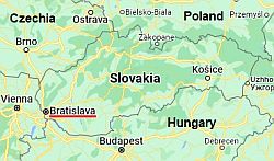 Bratislava, where is located