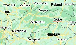 Kosice, where is located