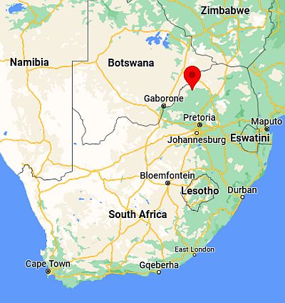 Lephalale, where it is located