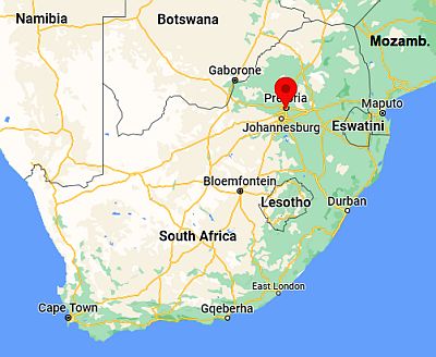 Pretoria, where it is located
