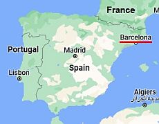 Barcelona, where is located