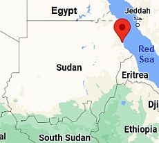 Port Sudan, where is located