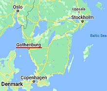Gothenburg, where is located