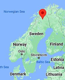 Kiruna, where is located