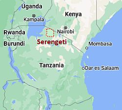 Serengeti, where is located