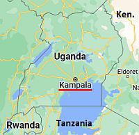 Kampala, where is located