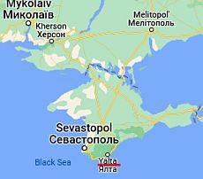 Yalta, where is located