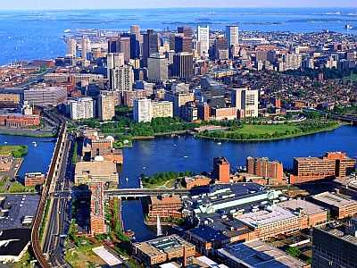 Boston from above