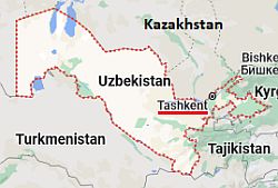 Tashkent, where is located