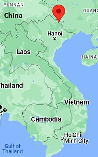Cao Bang, where is located