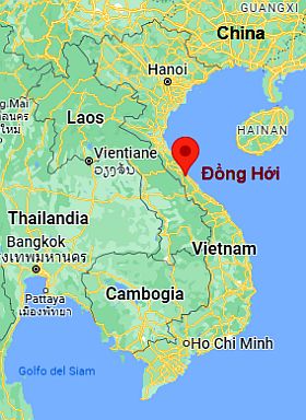Dong Hoi, where it is located