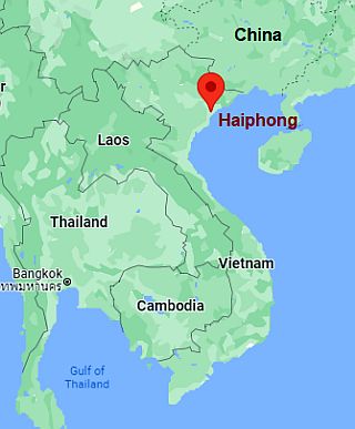 Haiphong, where it is located