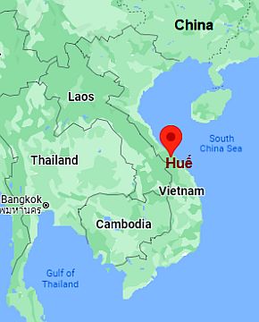 Hue, where it is located