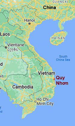 Quy Nhon, where it is located