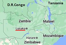 Lusaka, where is located
