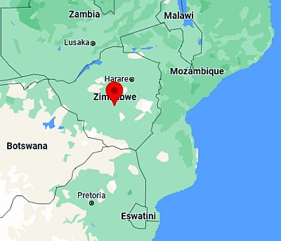 Gweru, where it is located