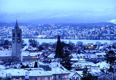 Zurich in winter